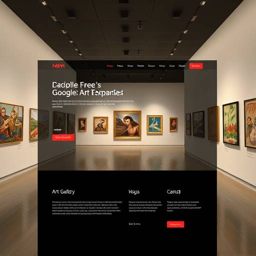 Interactieve webapplicatie voor een kunstgalerie